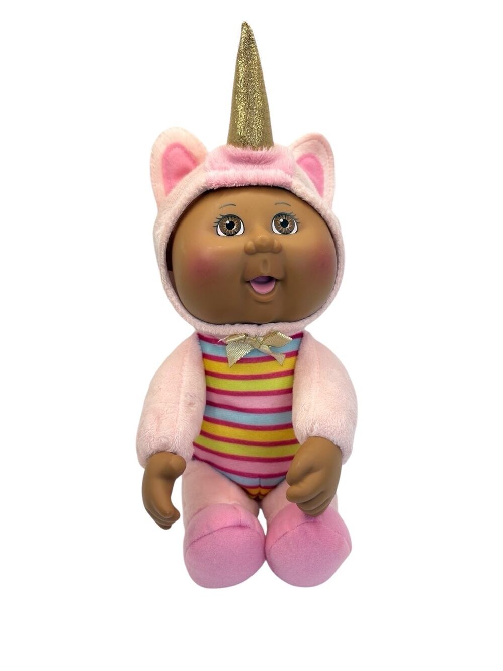 Cabbage Patch Kids Unicorn Plush Doll Pink Costume Soft Body CPK